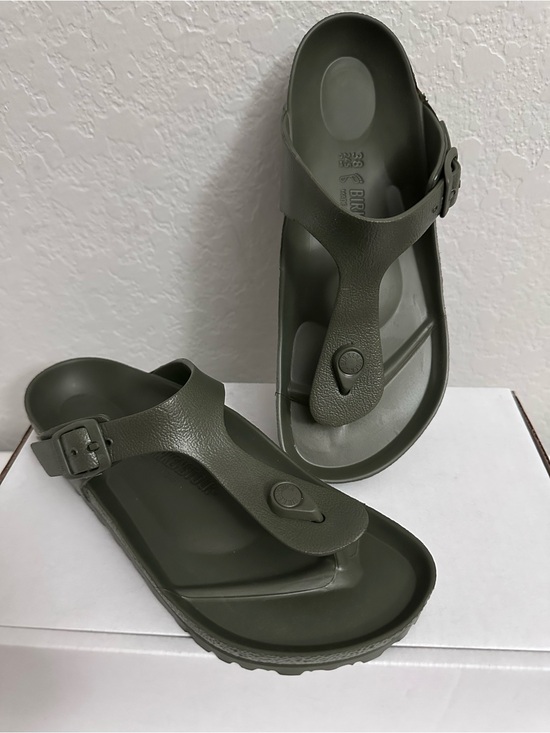 Birkenstock Shoes - Birkenstock Women’s Gizeh EVA Size 38 Olive Green NEW
